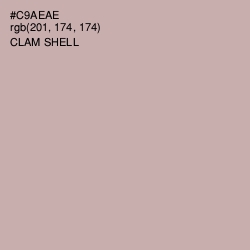 #C9AEAE - Clam Shell Color Image